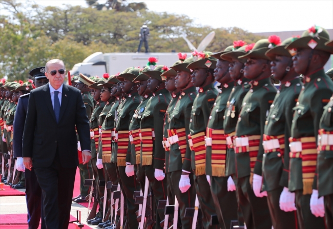 Cumhurbaşkanı Erdoğan Zambiya'da